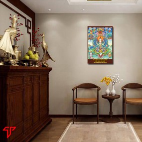 Tranh phật giáo treo phòng thờ